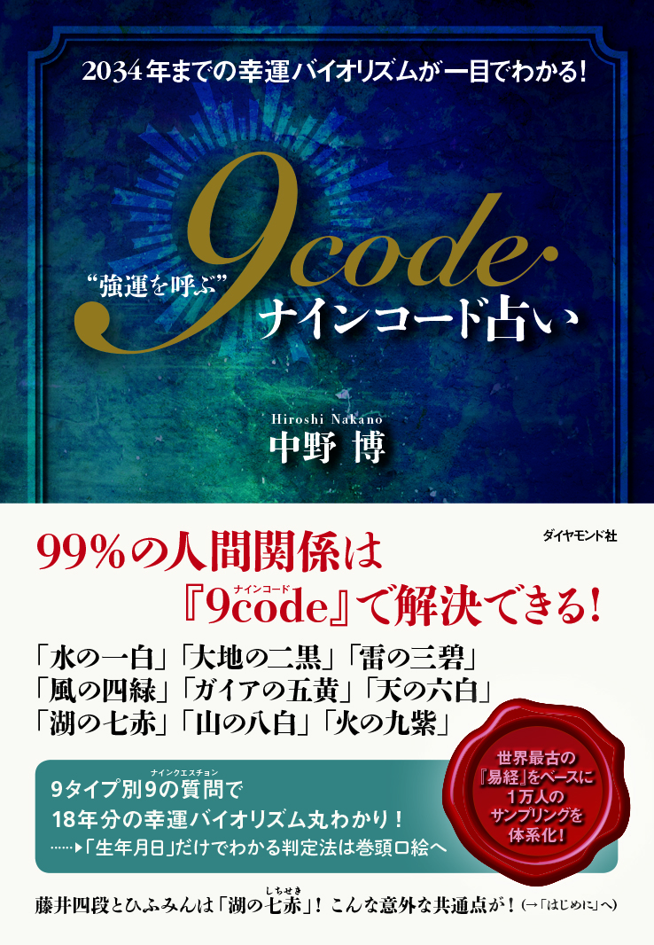 “強運を呼ぶ”9code（ナインコード）占い 告知情報