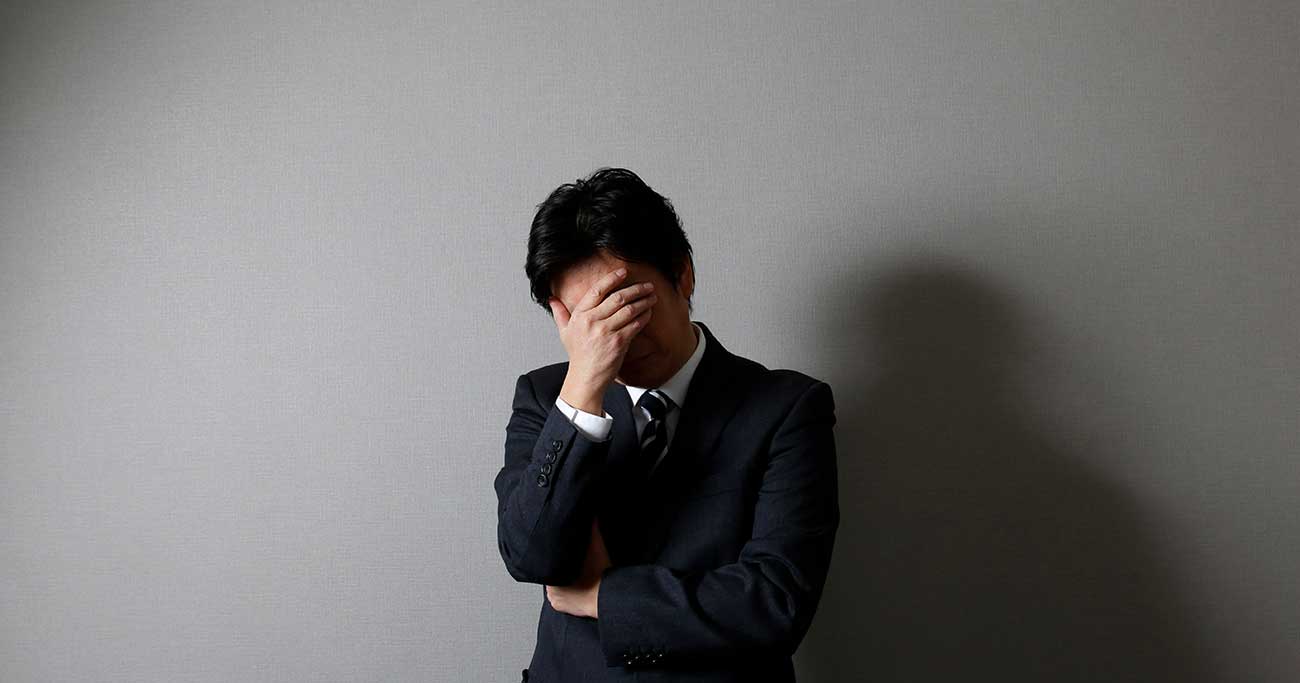 疲れたサラリーマン