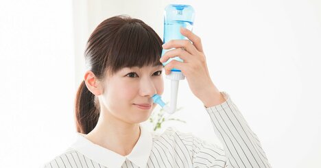 花粉やウイルスを防ぐ「鼻うがい」、驚きの4つの効果とは