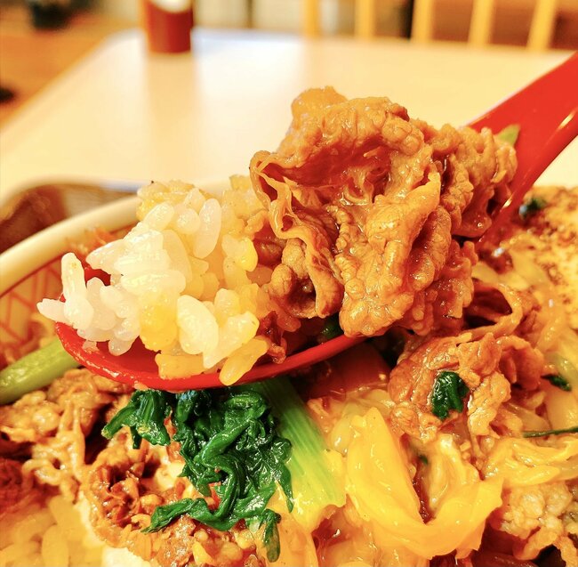 もう普通の牛丼に戻れないかも…すき家の“よくばり限定メニュー”生卵もセットになってて贅沢すぎる！「完璧な味」「すき家で1番好きかも」「具沢山で美味しかった」《実食レビュー》