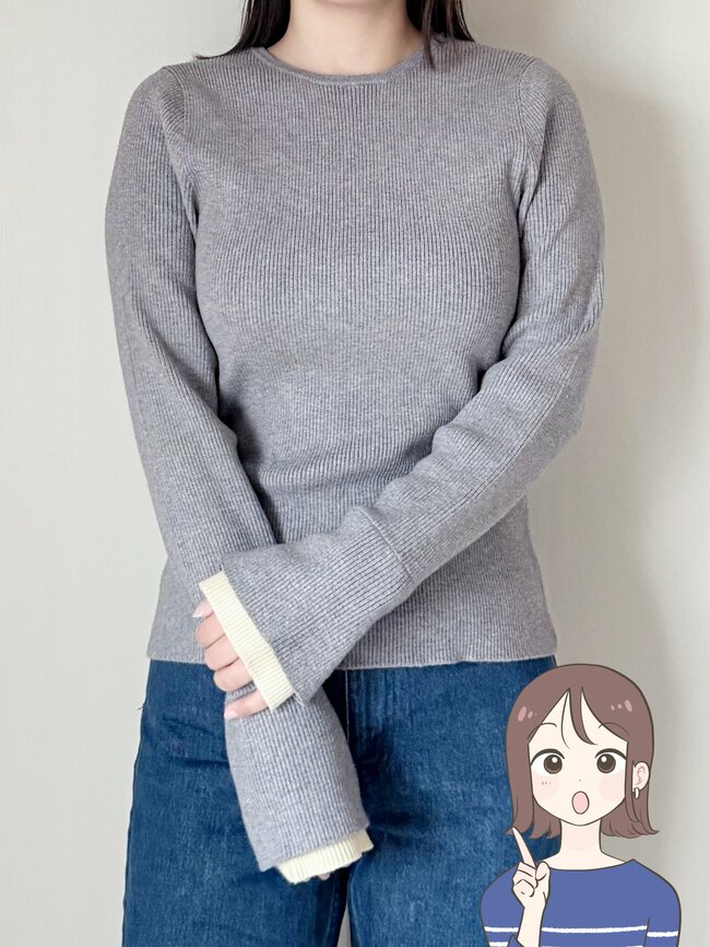 「2色買いました」「袖がかわいい」グローバルワークの“2093円トップス”たっぷり着回せてコスパ抜群です!「腕が細見えします」