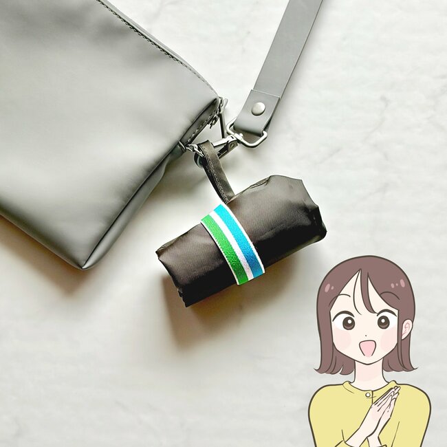 お出かけの必需品になった！ファミマの「クルクルたためるエコバッグ」荷物をポイポイ入れられて楽ちん！《購入レビュー》