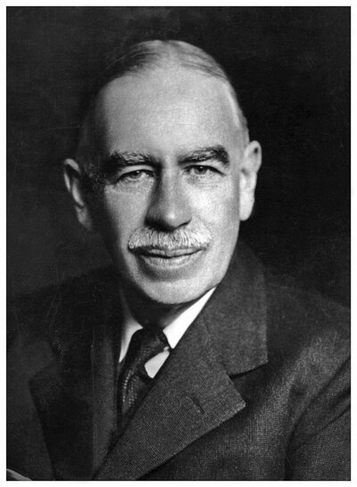 イギリスの経済学者ジョン・メイナード・ケインズ