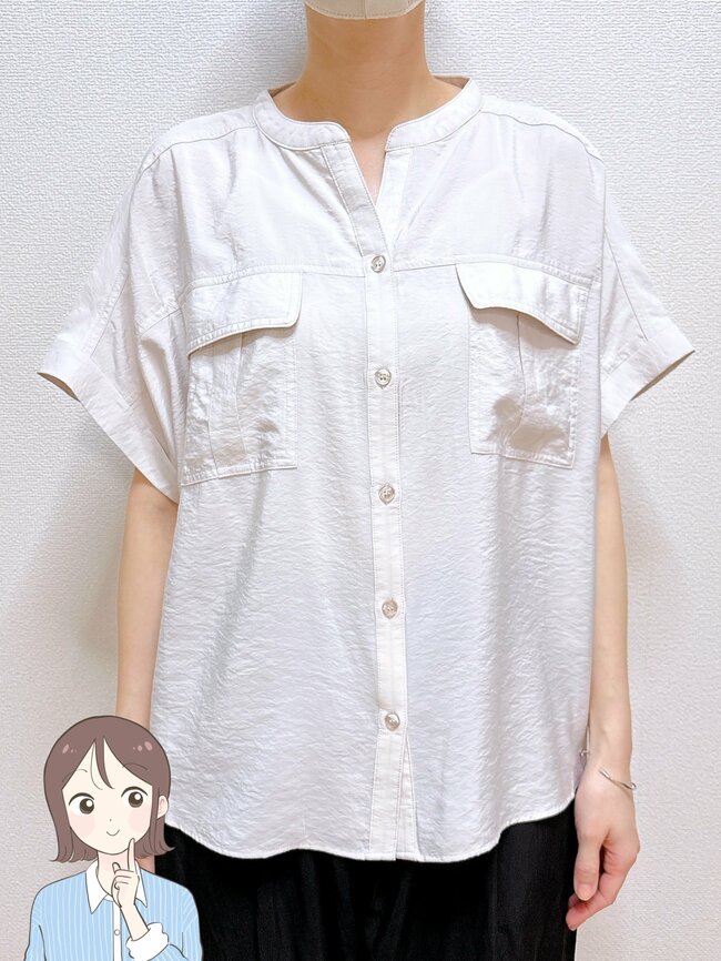 「毎日着たい」「色違いで購入」ハニーズの“楽ちんブラウス”すぽんと着るだけでオシャレ！「一目惚れしました」