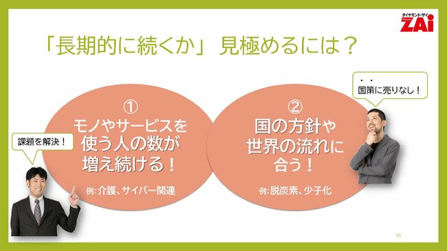 「長期的に続くか」を見極めるには？