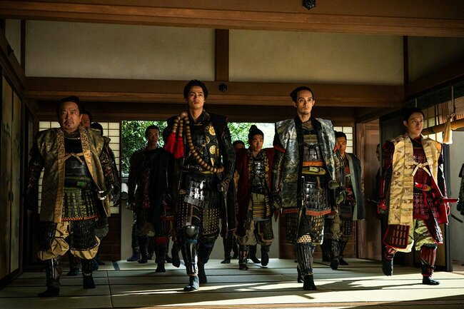 第34回では、「徳川四天王」も登場。左から酒井忠次（演：天野ひろゆき）、本多忠勝（演：夏生大湖）、榊原康政（演：栗原類）、井伊直政（演：阿久津仁愛）　（C）NHK