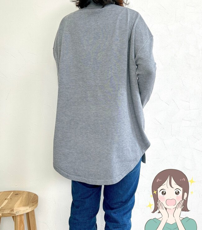 「毎年リピートしてます」cocaの“ゆったりニット”お尻をまるっと隠せて天才すぎる…！「痩せてみえる」「腰回りもすっきり」