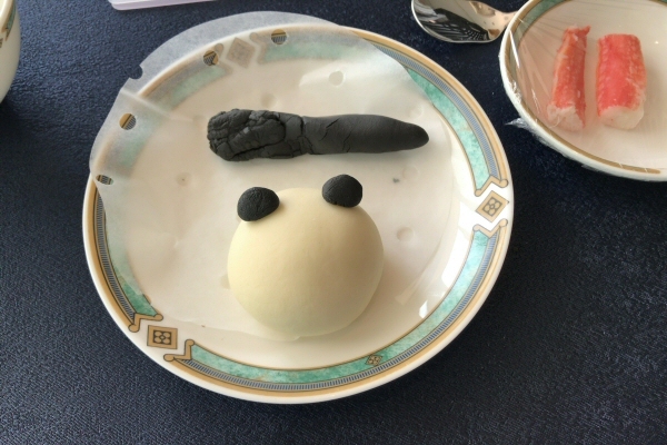 パンダ饅頭の作り方
