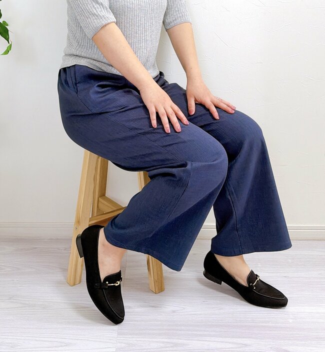 【ワークマン】もう1枚買い足したい…！2300円の「冷感ワイドパンツ」裏地がひんやりして気持ちいい！《購入レビュー》