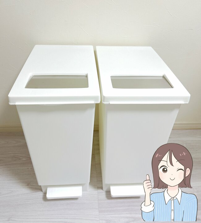 まとめ買いして大正解!ニトリで見つけた「天才ゴミ箱」2通りの捨て方ができて便利すぎる!