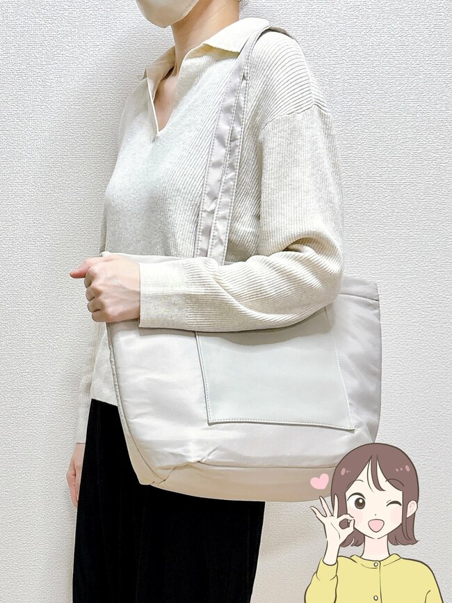 「2個目の購入」「買って大正解でした」3COINSの“大容量トートバッグ”ポケットいっぱいで大助かりです！「全て入るので助かってます」