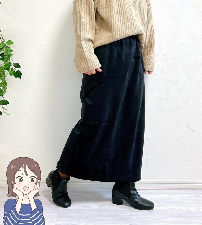 気温9度でも寒くない…！ハニーズの“ぽかぽかスカート”が細見えしてオシャレ！「重ね着しているよう」「お尻のラインも拾わない」