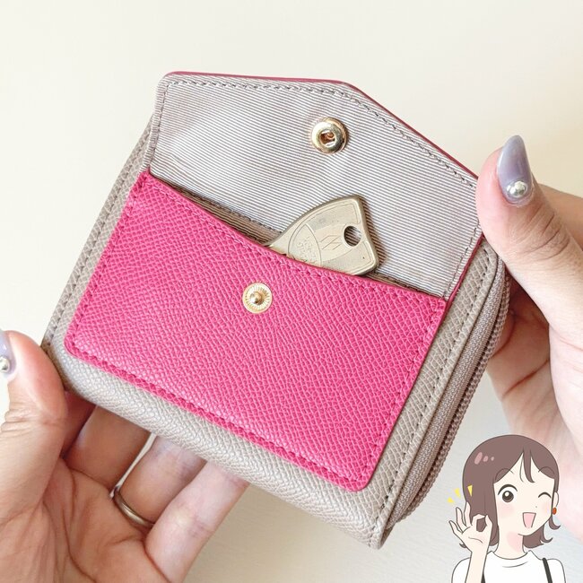 小銭が取り出しやすくて感動！アフタヌーンティーの「高見えミニ財布」コンパクトなのに鍵まで入る名品です！《購入レビュー》