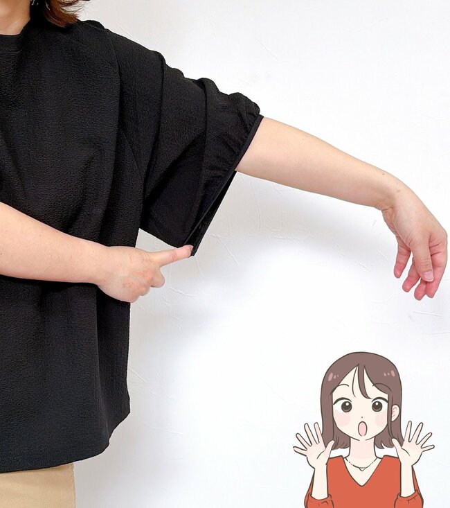 【ワークマン】見つけた瞬間、2枚まとめ買い！1280円の「涼しげトップス」UVカット付きだし、二の腕やお尻もカバーしてくれる！《購入レビュー》
