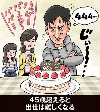 45歳超えると出世は難しくなる