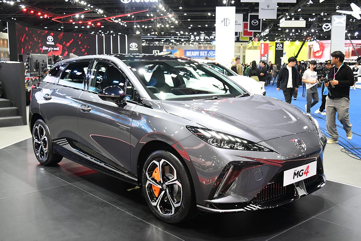 英スポーツカーMGは今や、上海汽車のブランド。「MG4」はCセグメントEVで、タイで人気が高い