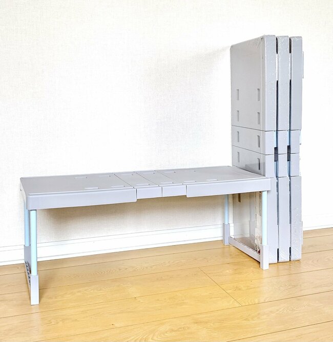 便利すぎて全部屋に置きたい…!ダイソーの“ニトリみたいな収納ラック”ごちゃごちゃな押し入れがスッキリした!「もう2つ欲しい」「スペースがだいぶ拡張されます」《購入レビュー》