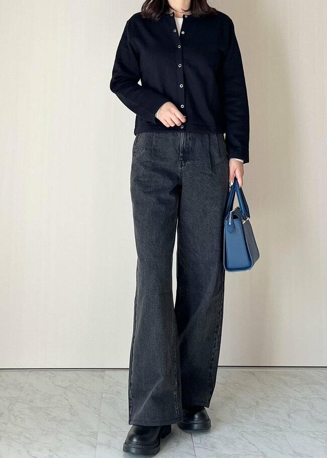 「スタイル良く見えます！」GUの“1490円デニム”気になる太ももをカバーできて嬉しい！「色違いを2着買った」「自然とお尻が上がって見える」