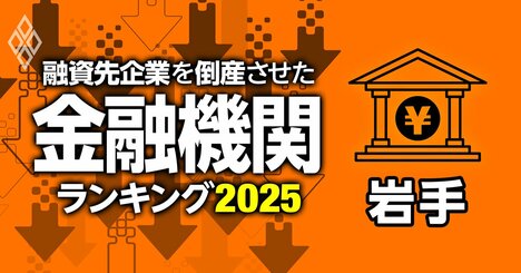 融資先企業を「倒産」させた金融機関ランキング【岩手】7位盛岡信金、3位北日本銀行、1位は？