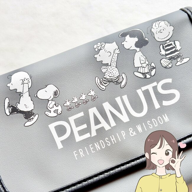 【しまむら】カードや診察券が45枚入った！1089円の「スヌーピーの収納ポーチ」ポケットたくさんで天才すぎる！《購入レビュー》