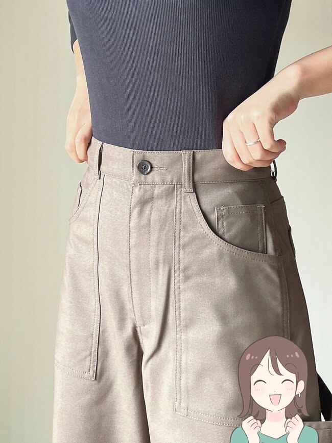 「試着して即決した」GUの“細見えパンツ”脚のラインをまるっとカバーしてくれる!「脚長で美シルエット」「色も素材も形もめちゃくちゃ良い」