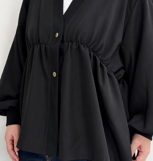 【しまむら】お尻がすっぽり隠せる！1639円の「ふんわりトップス」裾がふわっと広がってカワイイ！《購入レビュー》