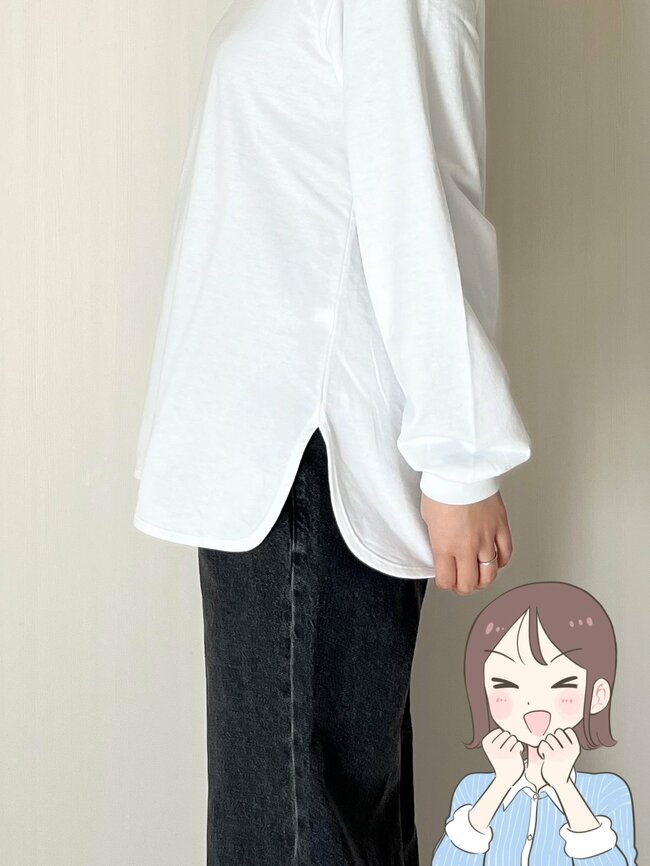 ほぼ1年中着られるじゃん…！GUの「1990円トップス」袖がぽわんとしていて可愛いし、たっぷり着回せてコスパ抜群！