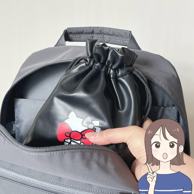 見つけた瞬間、迷わず購入！グローバルワーク×キティちゃんの「大人かわいいバッグ」コンパクトなのに収納力たっぷりです！