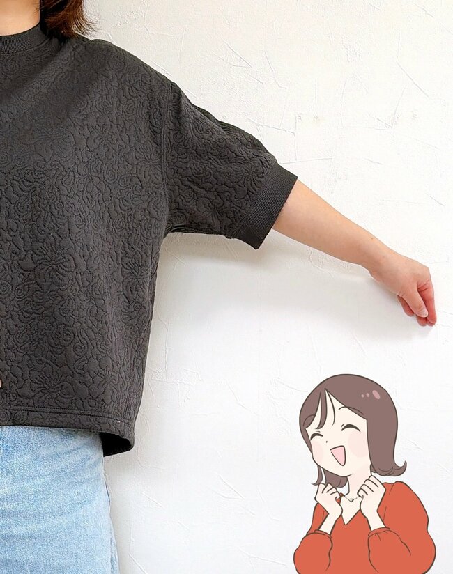 【ワークマン】すぽんと着るだけでカワイイ！1280円の「ふんわりトップス」スウェットみたいで楽ちん！