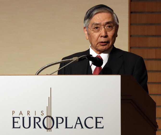 日本銀行の黒田東彦総裁