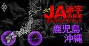 【鹿児島・沖縄】JA赤字危険度ランキング2025、14農協中13農協が赤字!最大赤字額は8億円