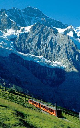 【スイス】ユングフラウ鉄道<br />ハイジの世界を走って100年