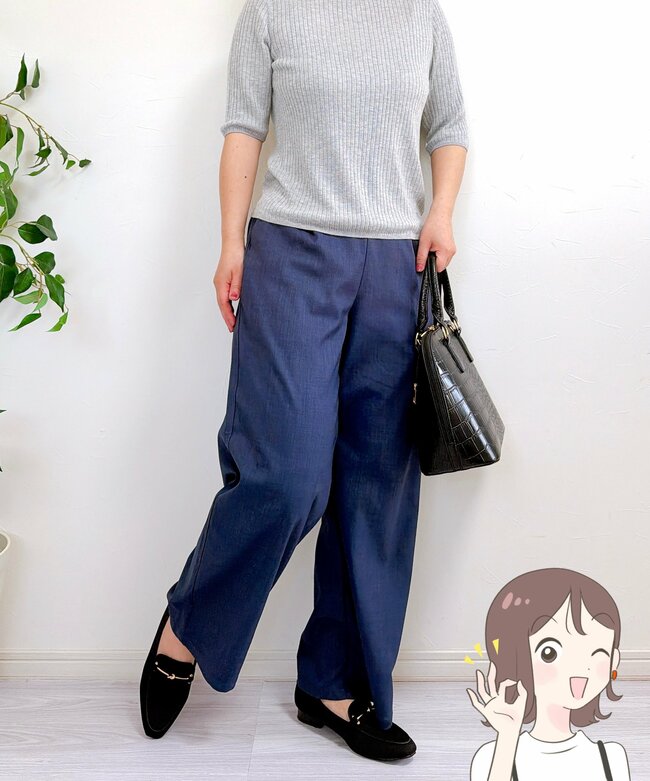 【ワークマン】もう1枚買い足したい…！2300円の「冷感ワイドパンツ」裏地がひんやりして気持ちいい！《購入レビュー》