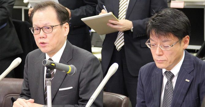 坂井辰史社長と梅宮真常務取締役