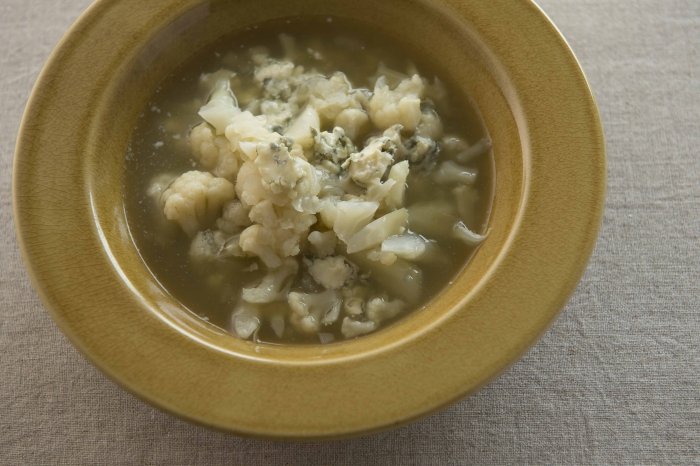 体を温めながら<br />善玉菌を増やす！<br />カリフラワーの長寿スープとは？