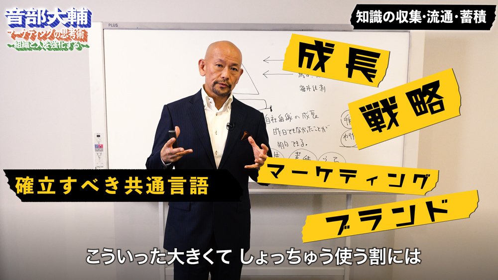 「マーケティングの共通言語」で組織と人を成長させる方法【音部大輔・動画】