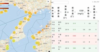 水が熱い海水浴場ランキング2024【水温データは毎日更新】