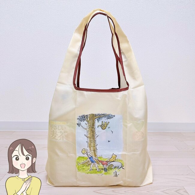 「一目惚れして購入」ハニーズの“プーさんエコバッグ”2Lペットボトルが6本も入った！「原作好きには嬉しいです」「絵柄がとてもかわいい」《購入レビュー》