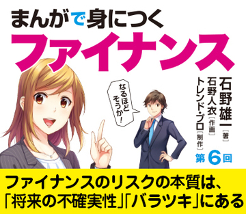 ファイナンスのリスクの本質は、「将来の不確実性」「バラツキ」にある