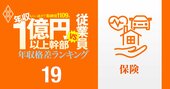 【保険11人】年収1億円以上の幹部vs従業員「年収格差」ランキング！トップは従業員の32倍の待遇…東京海上、MS＆AD、第一生命、SOMPOの格差の実態は？