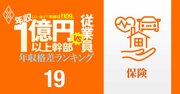 【保険11人】年収1億円以上の幹部vs従業員「年収格差」ランキング！トップは従業員の32倍の待遇…東京海上、MS＆AD、第一生命、SOMPOの格差の実態は？