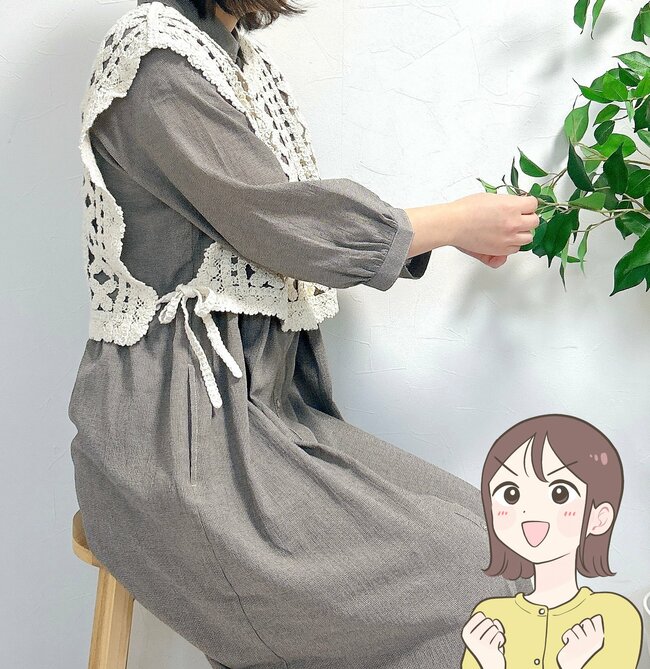 すぽんと着るだけで大人かわいい！しまむらの「着回しワンピース」ふんわり丸みのあるシルエットが素敵すぎる！