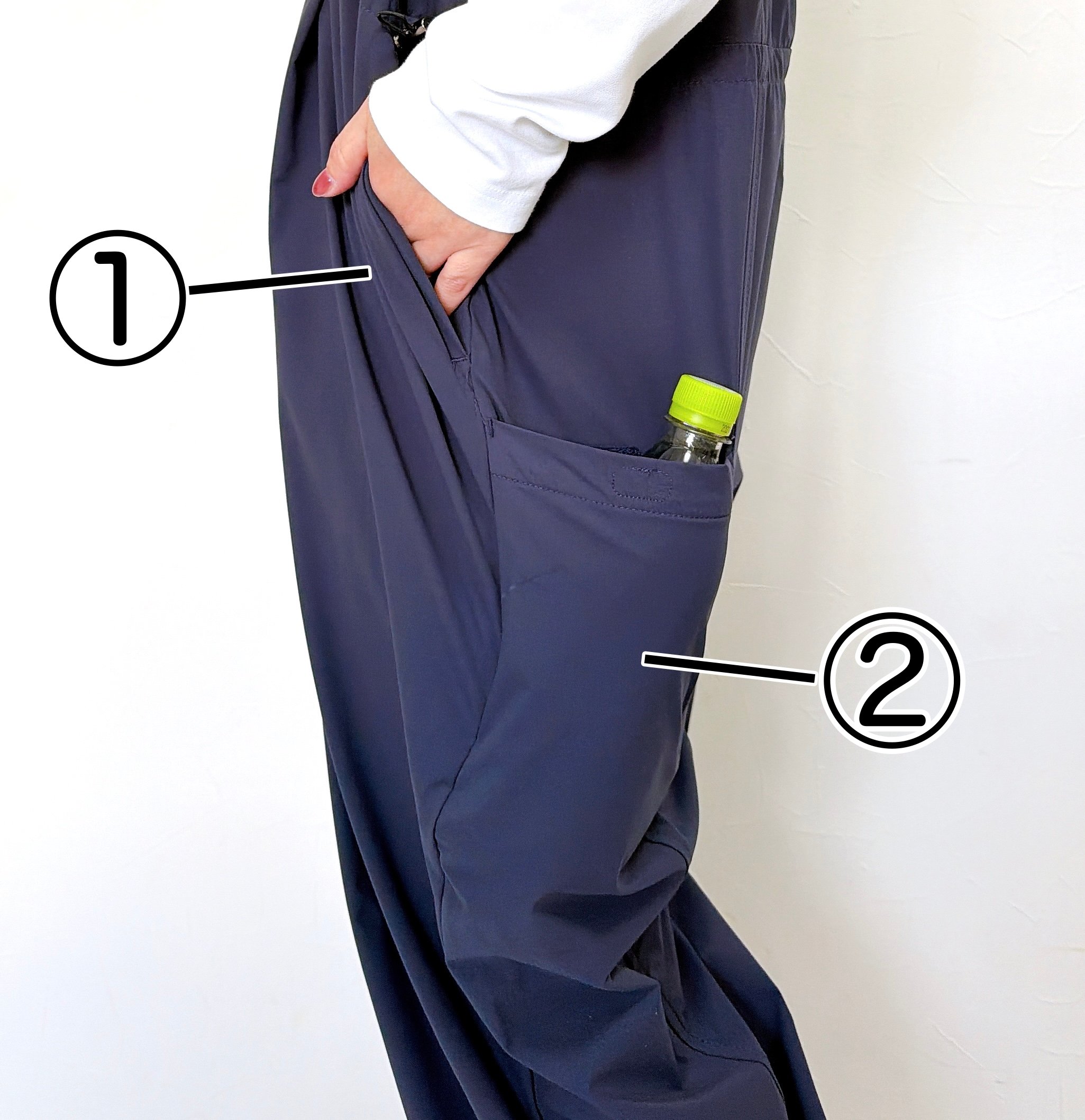 すぽんと着るだけで可愛い…!ワークマン新作の「楽ちんサロペット」サラッと着られて体型カバーできる!