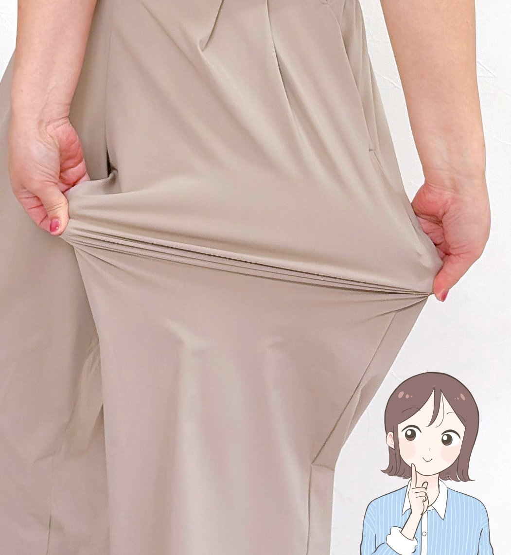 「涼しい！」「この夏ヘビロテの予感」ハニーズの“ひんやりワイドパンツ”がサラサラで快適だと大人気…！「下半身大きめの私でもすっきり」【購入レビュー】