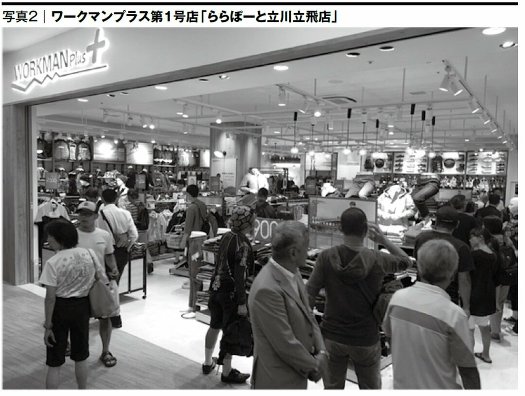 ワークマンプラス第1号店「ららぽーと立川立飛店」