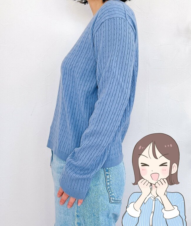 体がペタンと痩せて見える…！ユニクロの“華奢見えニット”が可愛くてヘビロテ確定！「何枚も欲しい」「体のラインが綺麗に見える」