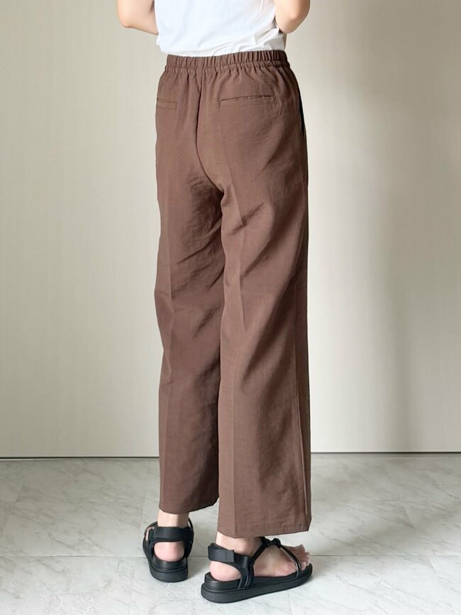 【しまむら】体型カバーの天才！1639円の「ひんやりワイドパンツ」手持ちのトップスに合わせやすい《購入レビュー》