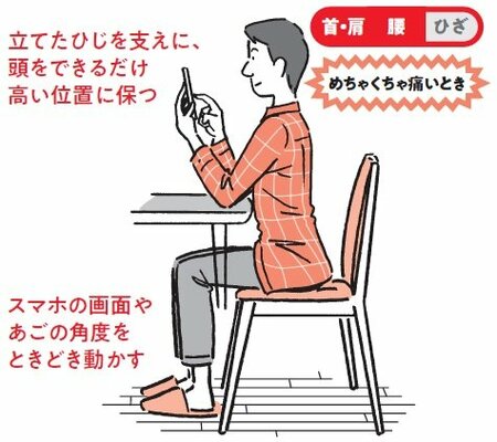 【じつは腰に悪い】座ってスマホ操作をするときの注意点とは？