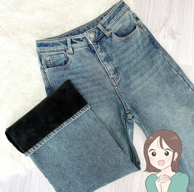 はいた瞬間あったかい！cocaの“ぽかぽかデニム”楽ちんすぎて手放せない！「暖かくシルエットも可愛い」「なんなら細く見えます！」