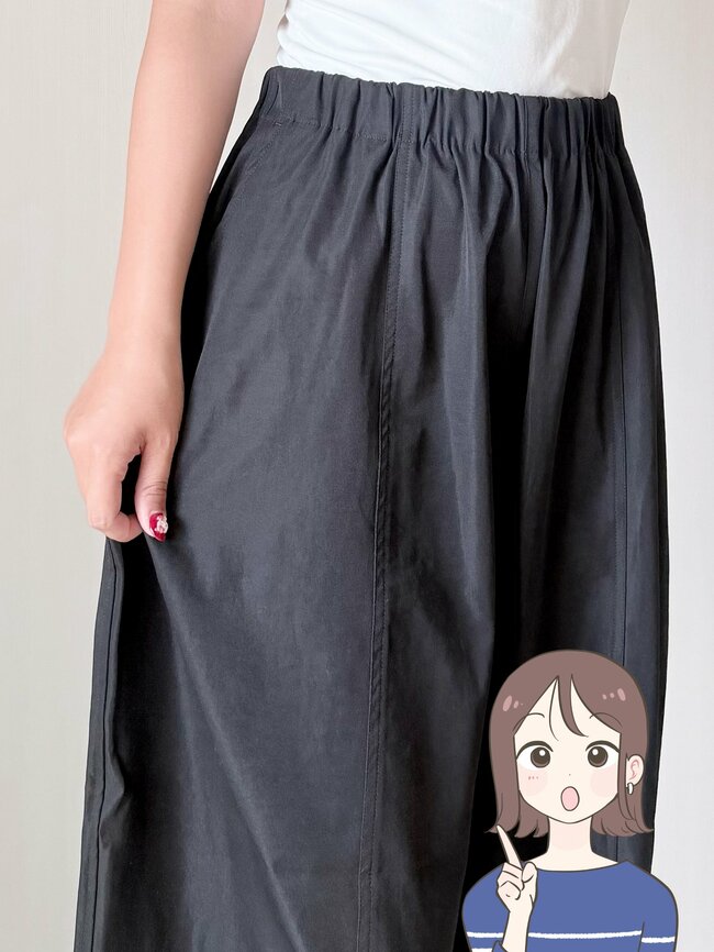 【しまむら】楽ちんすぎて毎日はきたい！2189円の「着痩せワイドパンツ」脚長効果もバツグンです！《購入レビュー》